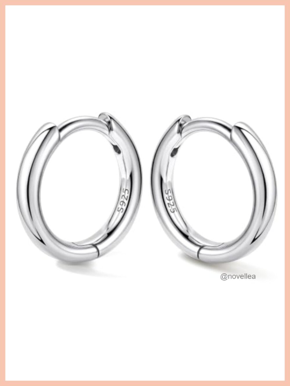 925 Sterling Silver Small Hoop Earrings for Women Hypoallergenic Huggie Helix